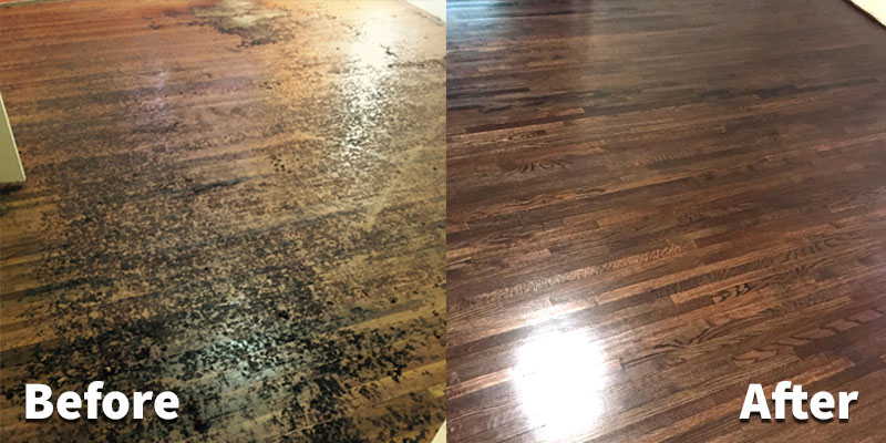 Refinish Hardwood Floor Before And After Floor Roma