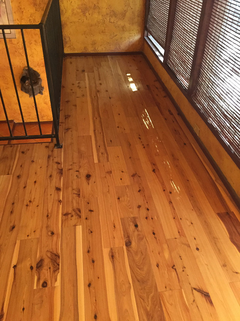 Light Flooring Before Refinish