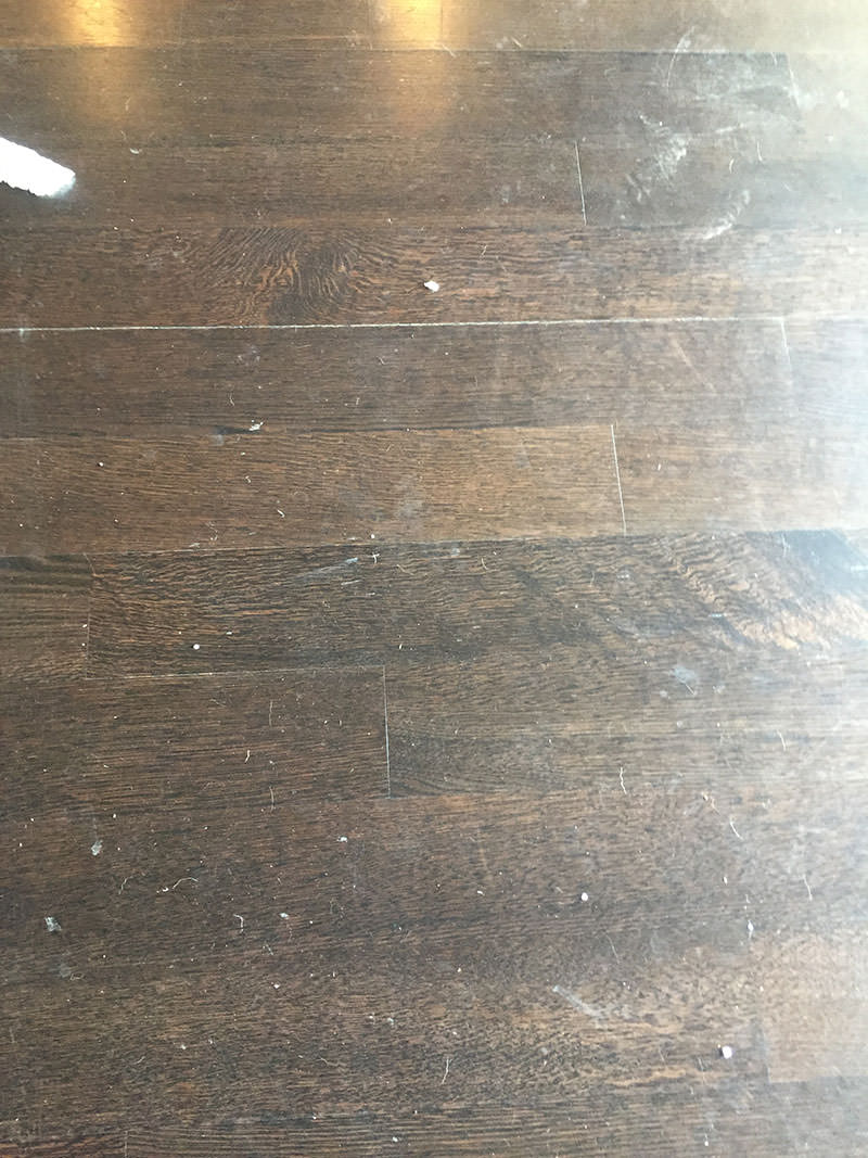 Before refinishing Hardwood Floors